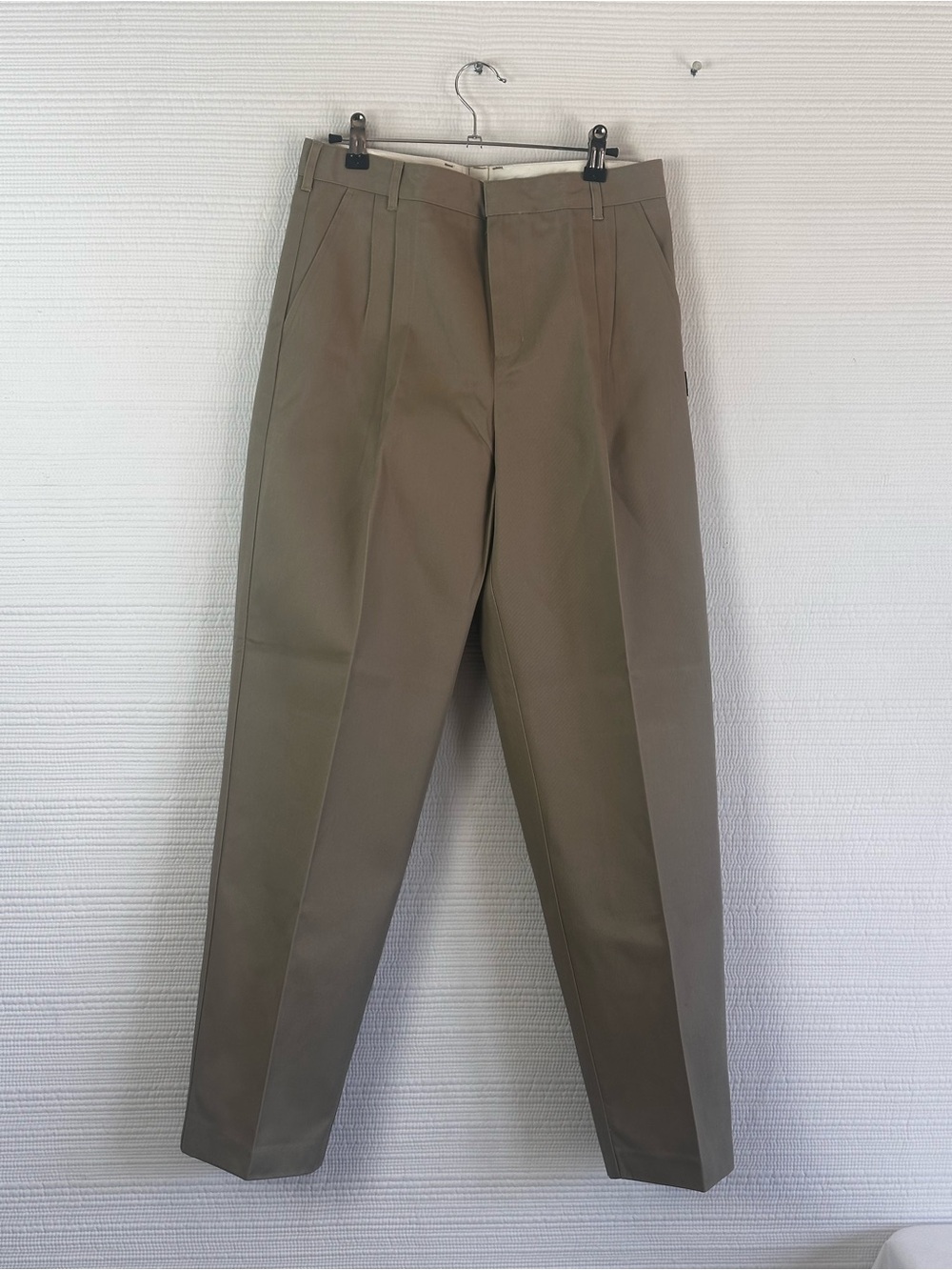 NWT Parker Boys Husky Khaki Dress Pants 32H Pleated Uniform Chinos 32x28.5 - Picture 15 of 15